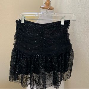 Sparkle tulle mini skirt